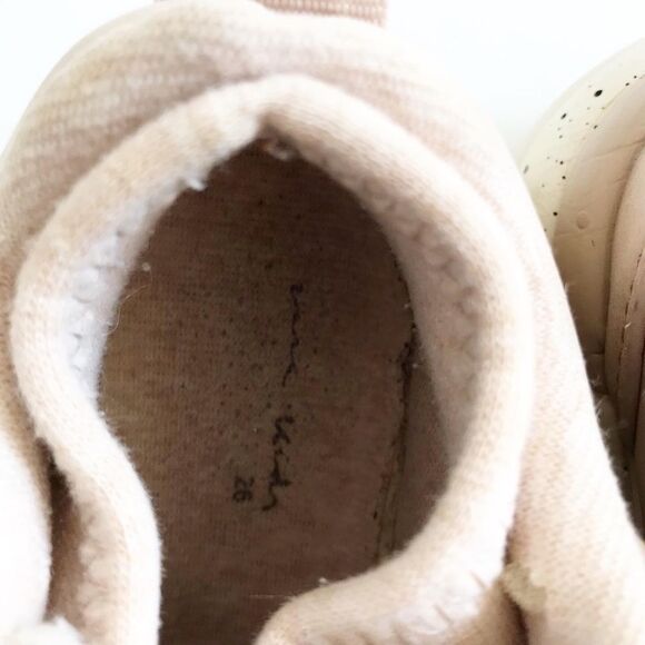 Zara nude lace up sneakers GUC size 26(9.5) - Picture 8 of 9